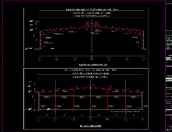 Bản vẽ Bản vẽ nhà xưởng 1 tầng nhịp 40m không cột giữa, kích thước 40x80m, full KT, KC, PCCC