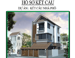 Bản vẽ hồ sơ kết cấu nhà phố 4.9x18m, cao 3 tầng, đầy đủ bản vẽ kết cấu