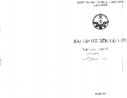 Bản vẽ Bài tập sức bền vật liệu