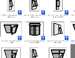 Bản vẽ Family cửa sổ Xingfa đẹp như sketup đầy đủ thông số