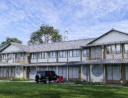 Bản vẽ Bản vẽ phối cảnh nhà vườn Nhật Bản Thiết kế nhà phong cách Nhật Bản