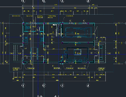 Bản vẽ Biệt thự nhà phố 3 tầng (11x7.3m) file cad