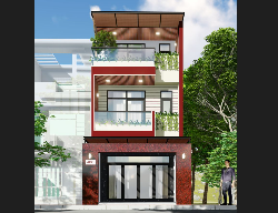 Bản vẽ Bản vẽ nhà phố 5x20 full hồ sơ thi công, có file sketchup phối cảnh