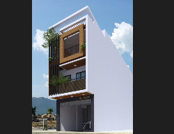 Bản vẽ Bản vẽ nhà phố 5x18m