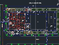 Bản vẽ Bản vẽ xưởng sản xuất chả cá