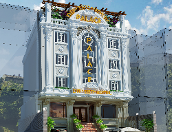 Bản vẽ Hskt khách sạn 5 tầng cổ điển kích thước15x22.6m