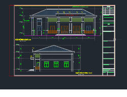 Bản vẽ Full File cad thiết kế+dự toán nhà văn hóa 2 tầng diện tích xây dựng kích thước 13,2x21,9m