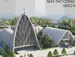 Bản vẽ ĐỒ án tốt nghiệp nhà thờ công giáo (cad- sketchup-pts)