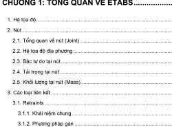 Bản vẽ Tài liệu Etabs từ cơ bản đến nâng cao