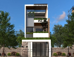 Bản vẽ Bản vẽ thiết kế Nhà phố 3 tầng 5x18,5m (Hồ sơ thi công full kiến trúc, kết cấu, điện nước)