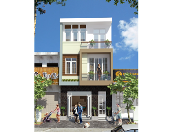 Bản vẽ Bản vẽ nhà phố 3 tầng 6x17m (full kiến trúc. kết cấu, bản vẽ điện, phối cảnh)