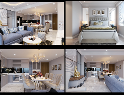 Bản vẽ Hồ sơ thiết kế nội thất chung cư (full file cad triển khai các phòng có cả 3D)