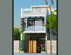 Bản vẽ Full thiết kế NHÀ PHỐ 2 TẦNG+TUM HIỆN ĐẠI 5x17,6m. Hồ sơ thi công kiến trúc, kết cấu, điện nước.