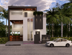 Bản vẽ Nhà phố 2 tầng
