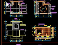 Bản vẽ Bản vẽ thiết kế chi tiết ga thu, ga thăm cống D1500 - 2D1500