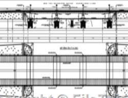 Bản vẽ Bản vẽ cầu dầm bản 3 nhịp 24m khổ cầu 57m đầy đủ các hạng mục